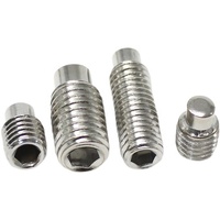 Vis allen à six pans creux en acier inoxydable DIN915, Point de chien en titane