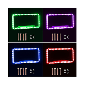 Xiangta đen cao cấp tấm giấy phép khung thích hợp cho chúng tôi tiêu chuẩn xe dẫn giấy phép khung tấm chủ - Product Image 2