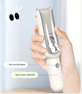 סגנון פשוט אוטומטי של חיות מחמד שיער עם רמת רעש הוביל ו 55db עמיד למים ערכת גוזם שיער קושט עבור גורים לחיות מחמד - Product Image 5