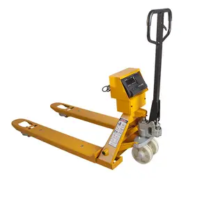 Hand Pallet Truck Scale 2500Kg 3000Kg Nilon Polyurethane Pallet Jack Hand Pallet Truck