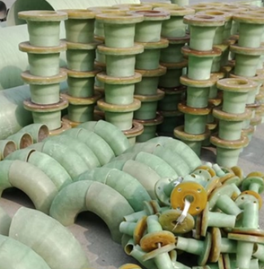 Professionelle DN300 Hochfeste Korrosionsbeständige FRP-Glasfaser-Flanschrohrfittings mit Glatter Oberfläche zum Biegen und Schneiden - Product Image 3