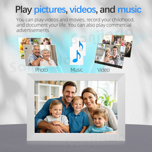 Wholesale 10 Inch Video Player Devices <b>Electronic</b> Picture Album <b>Calendar</b> Clock with Alarm Clock Touch Screen Digital Photo Frame - Product Image 3