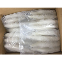 Prix des tubes de calmar frais U4 U5, emballage en vrac, tubes de calmar géants Loligo Illex avec peau