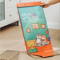 Vente en gros carton à lait design mignon carton de maison amovible et durable pour griffoir à chat