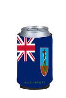 Manchon isolant réutilisable en néoprène pour tasse, motif drapeau de Kosrae, idéal pour canettes de bière ou de cola glacé, pour boissons froides
