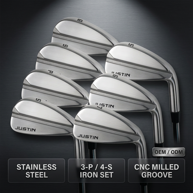 High Quality Forged Golf Irons Set Wholesale Custom Logo Iron Club Set for OEM Golf Club Assembly Factory Direct