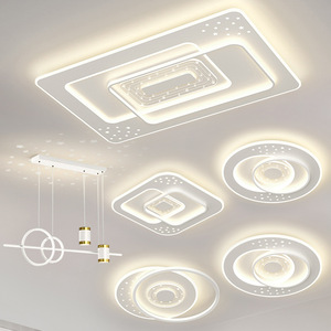 Factory Price Three-Colour Led <strong>Ceiling</strong> <strong>Lamp</strong> Decorative Acrylic Iron Modern Indoor Lighting for Kitchen - Product Image 4