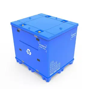 Plastic Collapsible Storage Crate Plastic Turnover Moving Box Collapsible Plastic Crate With Lid Moving Crates