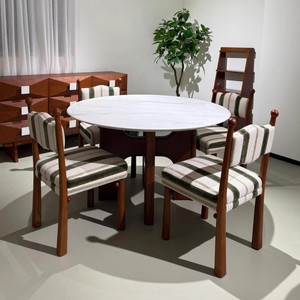 <span class=keywords><strong>Chaise</strong></span> <span class=keywords><strong>de</strong></span> salle à manger rétro française <span class=keywords><strong>en</strong></span> bois <span class=keywords><strong>de</strong></span> frêne, design pliable, accoudoirs, revêtement <span class=keywords><strong>en</strong></span> <span class=keywords><strong>tissu</strong></span> - Meuble <span class=keywords><strong>en</strong></span> bois massif pour usage scolaire - Product Image 5