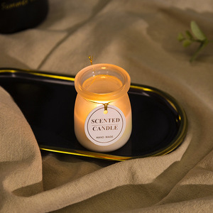 Scented <b>Candles</b> In Glass Cups Round Shape Plant Based Soy Wax Romantic Fragrance For Valentine'S Day <b>Gift</b> Set - Product Image 3
