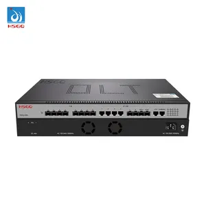 HSGQ-G08L gpon olt 8 port pon FTTX soluzione gepon olt mini 3 strato compatibile con gpon ONU