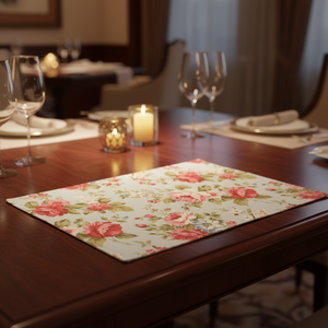 Set de table en tissu réutilisable de qualité supérieure, lavable, double couche, imprimé, pour hôtels et restaurants exclusifs. - Product Image 1