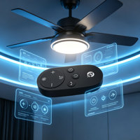Control Remoto para Ventilador de Techo, Luz, Aire Acondicionado y Purificador de Aire, 433 mhz, Diseño ODM