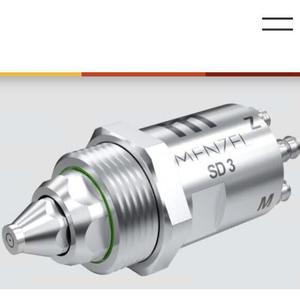 Boquilla Coaxial Redonda Indutech Menzel SD3 de Acero Inoxidable para Refrigeración de Máquinas Herramienta - Product Image 1