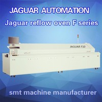Machine de soudage à air chaud sans plomb à dix zones de température automatiques, nouvelle pompe moteur de pointe pour les industries SMT JAGUAR