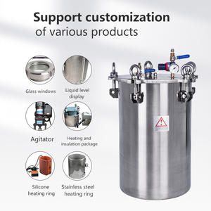 <span class=keywords><strong>Yakoo</strong></span> |   Réservoir sous pression en acier inoxydable 304 de 20 L personnalisable avec distributeur de colle et baril – Longue durée de vie - Product Image 6