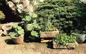 <span class=keywords><strong>En</strong></span> gros <span class=keywords><strong>Pas</strong></span> <span class=keywords><strong>Cher</strong></span> Antique Granit <span class=keywords><strong>Pierre</strong></span> de Porc Through Évier Pour Jardin Décoration - Product Image 2