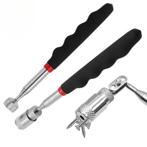 Aimant télescopique avec lumière LED, tige d'extension en acier inoxydable, outil de réparation automobile - Product Image 1