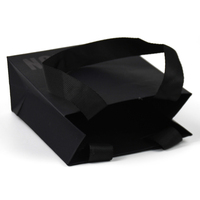 Custom Brand Logo Printed Shopping Paper Bag with Cotton Rope Handle Recyclable FSC Certified for Clothing Boutique