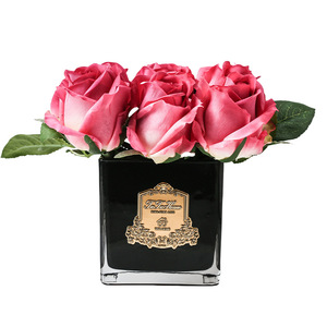 Rose Scented Artificial Flower <b>Aroma</b> <b>Diffuser</b> Glass Tabletop Indoor Decor High End Ornament Gift - Product Image 5