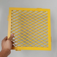 Malla Metálica Expandida de Aluminio Ligera Resistente al Fuego Clase A, Malla Decorativa para Techo, Marca Xingbei, Modelo XB-AP02