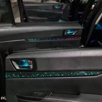 Pencahayaan Interior Mobil untuk Subaru Outback/Legacy Model 2009-2015 BM/BR/BRF/BRG Kit Dekoratif LED 64-Warna 12V