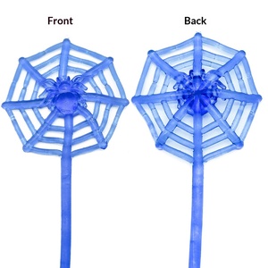 ของเล่นยืดหยุ่นรูปใยแมงมุมวงกลมทำจากวัสดุ TPR นุ่ม ของตกแต่งฮาโลวีน ของขวัญสร้างสรรค์สำหรับวัยรุ่น - Product Image 4