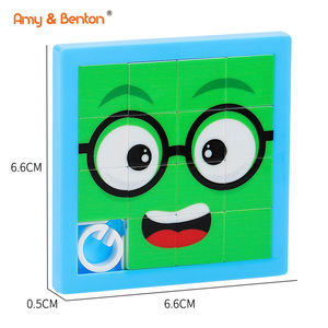 Vente en gros de jouets en plastique Expression Happy <span class=keywords><strong>Angry</strong></span> Children Puzzle Game for Kids - Product Image 3