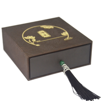 Boîte à bijoux personnalisée avec logo, en cuir PU de luxe, étui de voyage, organisateur de bijoux, vente en gros, directement de l'usine