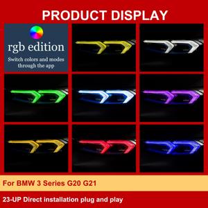 J ONE Modulo DRL LED RGB con Controllo Colore tramite Telefono per <span class=keywords><strong>BMW</strong></span> Serie 3 G20 <span class=keywords><strong>G21</strong></span> 2023-Up, Accessori e Parti Auto - Product Image 4