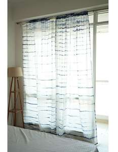 Stylish Texture Pastoral Style 100% Cotton Eco-Friendly Customizable Home <b>Curtains</b> <b>Valances</b> Decorative Fabric Window Drapes Full - Product Image 1