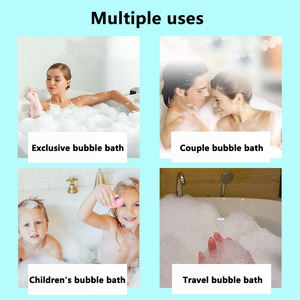 Vente en gros de gel douche à base de plantes avec bouteille de <span class=keywords><strong>champagne</strong></span> à paillettes naturelles et <span class=keywords><strong>bain</strong></span> <span class=keywords><strong>moussant</strong></span> à la rose pour adultes - Product Image 5