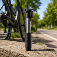 Pompe à main pour pneus de vélo, mini pompe à double valve pour vélo de route, VTT, vélo pliant, vélo pour enfants, gonflage des pneus