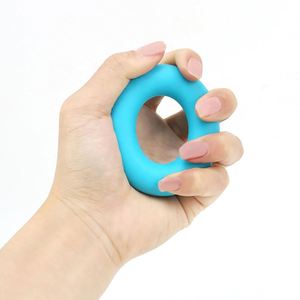 Custom Logo Silicone Hand Resistance <b>Ring</b> Grip Exerciser Strength Trainer for Fitness Giveaways - Product Image 3