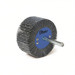 Disco Abrasivo de Tela Ttake de 80x50 mm con Eje de 6 mm, Grano 60, para Pulir Metal - Product Image 2