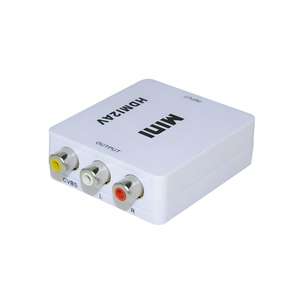 <span class=keywords><strong>Convertisseur</strong></span> vidéo Mini HDMI vers AV RCA GC 1080P - Adaptateur universel PAL/NTSC pour PC TV PS4 vers projecteur - Product Image 2