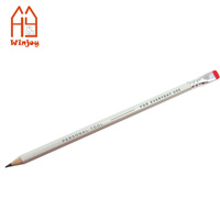 Crayons en bois personnalisés avec logo, 20 cm, HB, effilés, avec gomme plate, pour usage quotidien, écriture, étudiants, bureau