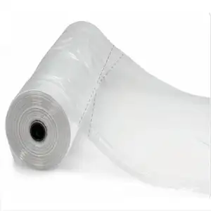Sacchetto dell'indumento di plastica dell'hdpe del LDPE trasparente su ordinazione di prezzi economici sul rotolo per l'indumento dei vestiti dell'imballaggio