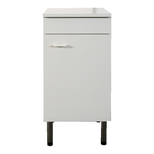 Mobile da Cucina Moderno in Legno Massello Bianco da 40 Pollici, Realizzato con Pannelli di Alta Qualità - Product Image 1