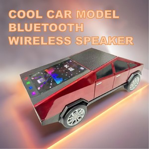 ลำโพงบลูทูธไร้สายรุ่น Cyber Future <span class=keywords><strong>Car</strong></span> พร้อมแบตเตอรี่ในตัว ไฟ RGB สร้างสรรค์ ตกแต่งโทรศัพท์มือถือ ของตกแต่งโต๊ะทำงาน ซับวูฟเฟอร์ - Product Image 3