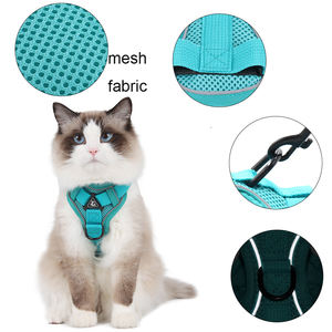 Produsen Grosir Aneka Warna Dapat Bernafas Tali Kekang Anjing Reflektif dengan Set Tali - Product Image 2