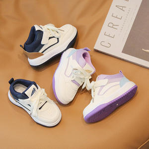 Chaussures de sport respirantes et écologiques pour enfants printemps-automne – Chaussures de papa chaudes pour garçons, chaussures légères et souples blanches pour bébés filles - Product Image 5