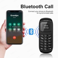 Teléfono Móvil L8Star BM 70 Mini - Auriculares Inalámbricos Universales Resistentes al Agua Compatibles con Teléfonos Celulares, Dialer, Teléfono GSM Gtstar BM70