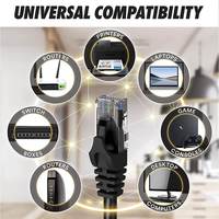 PC RJ45 Cable Ethernet Cat 8 10M 30m 40Gbps 2000MHz Lan Cable Internet Red Blindaje Portátiles PS 4 Router Módem Cat7 Cable