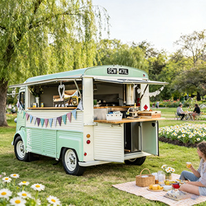 Camion de restauration mobile avec équipement de cuisine pour entreprise de restauration - Product Image 1