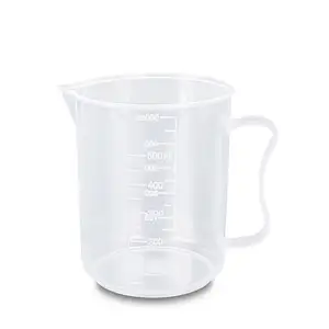 Taza medidora de plástico para cocina de 100ML con escala con asa