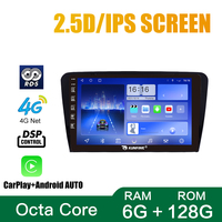 Pour Skoda Octavia 2014-2018, autoradio Android 10 pouces, double DIN, Octa-Core, Quad, GPS, navigation