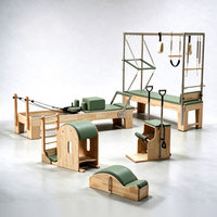 Ensemble complet de 5 pièces pour Pilates : Reformer en bois, Cadillac, Ladder Barrel, Correcteur de colonne vertébrale, Chaise Wunda – Équipement de studio