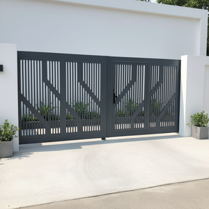 Grand <span class=keywords><strong>Solem</strong></span> 3D-Modell Metall-Sicherheitszaun für Bauernhöfe Moderner Umweltfreundlicher Naturzaun 2,5m Höhe Pulverbeschichtet Rechteckig mit Anpassbarem Logo - Product Image 2