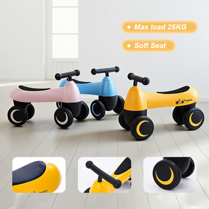 Xe đạp thăng bằng 4 bánh mini màu hồng nhiều màu sắc, khuyến mãi nóng, bán buôn, dành cho trẻ nhỏ - Product Image 1